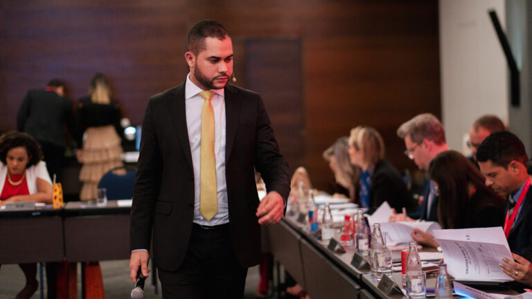 Mentor Jurídico, Lucas Peixoto, dando aula aos seus mentorados